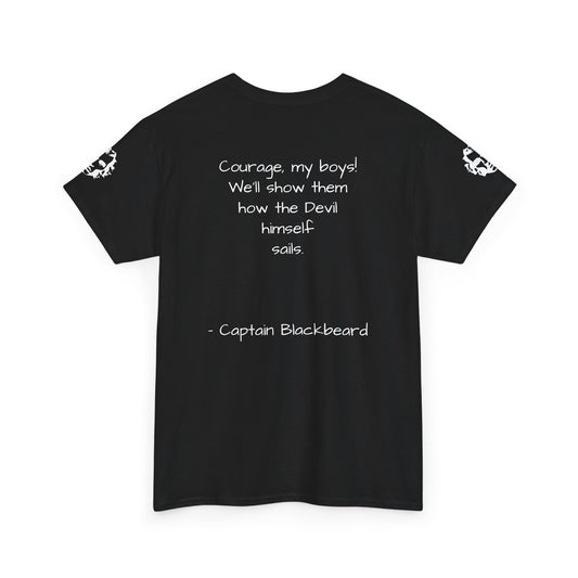 Captain Blackbeard (Edward Teach / Thatch) T-Shirt - Divine Rebels Studio