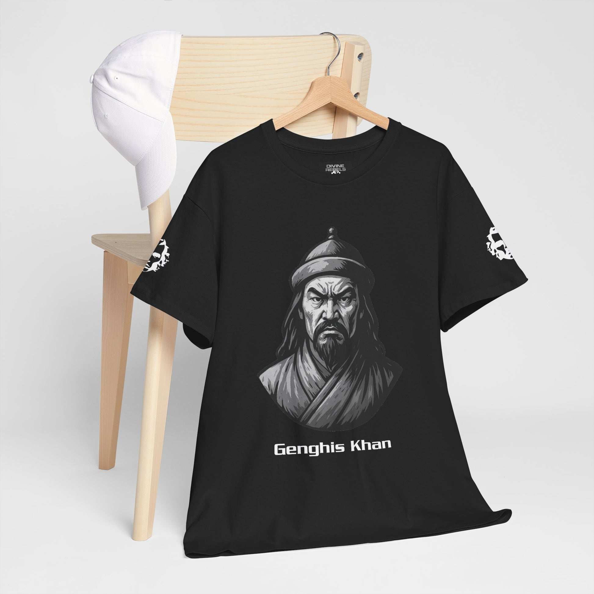 Genghis Khan — 'If you're afraid don't do it' Quote Unisex T-shirt - Divine Rebels Studio