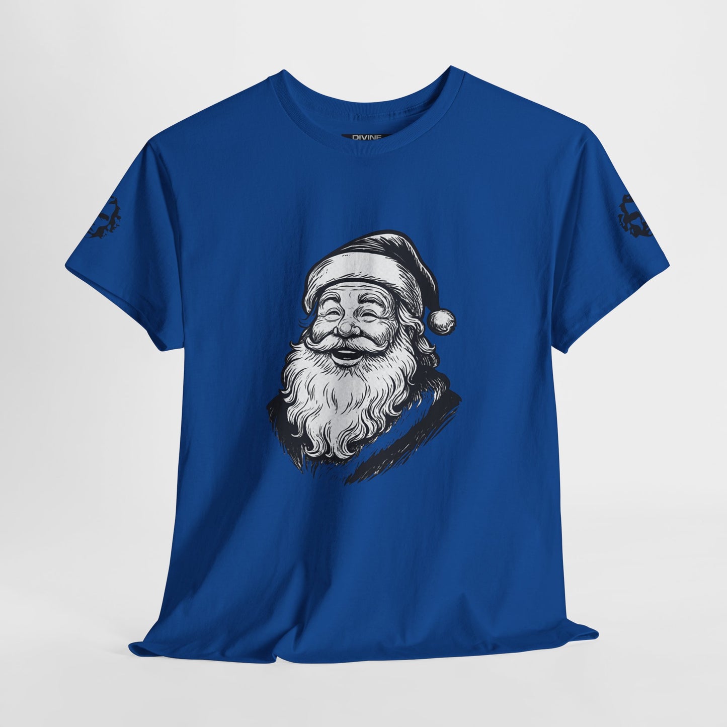 ONE OFF SHIRT OF THE WEEK Santa Claus Tee with "Believe in Giving" Quote - Divine Rebels Studio