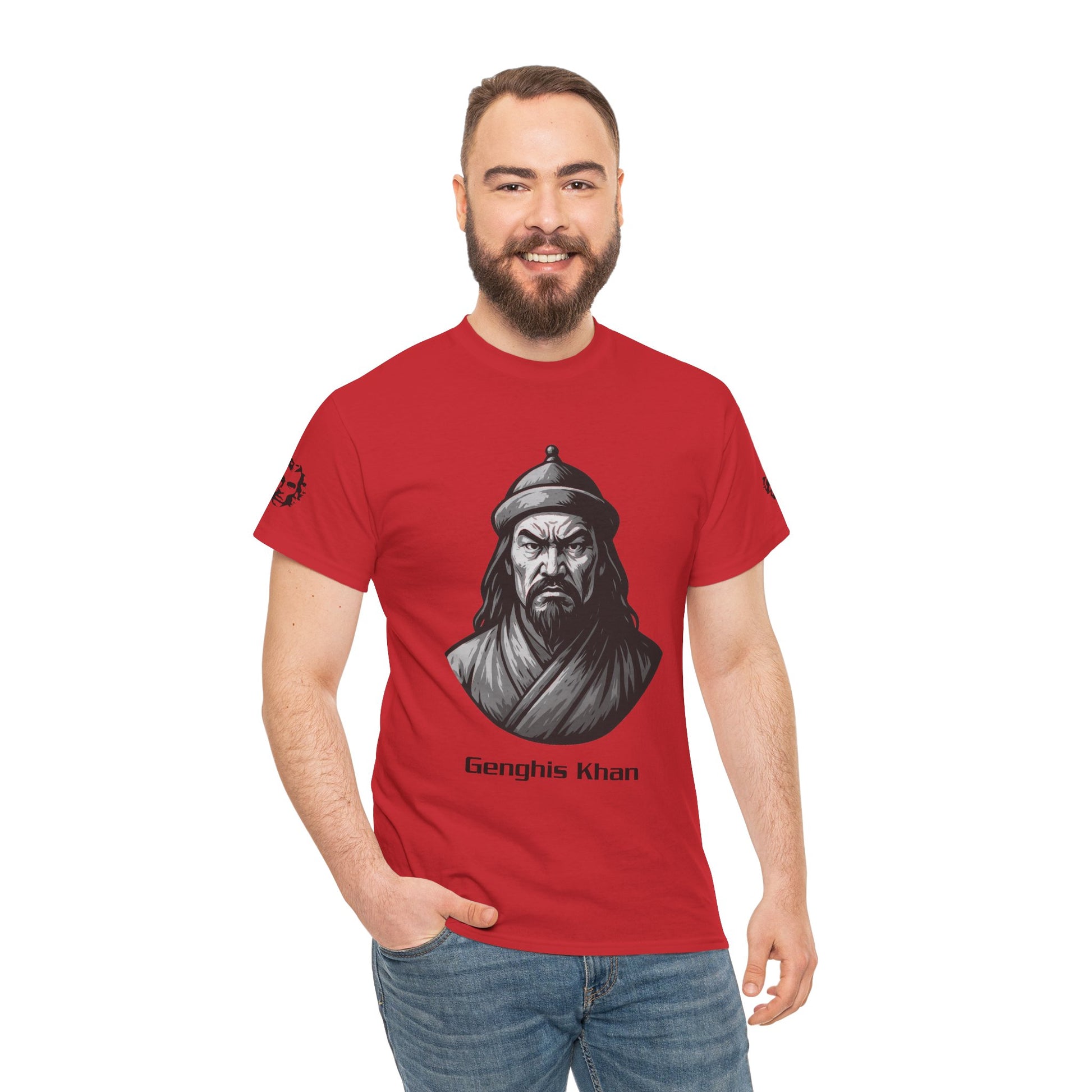 Genghis Khan — 'If you're afraid don't do it' Quote Unisex T-shirt - Divine Rebels Studio