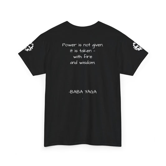 Baba Yaga Graphic Tee — Witch of the Wild - Divine Rebels Studio