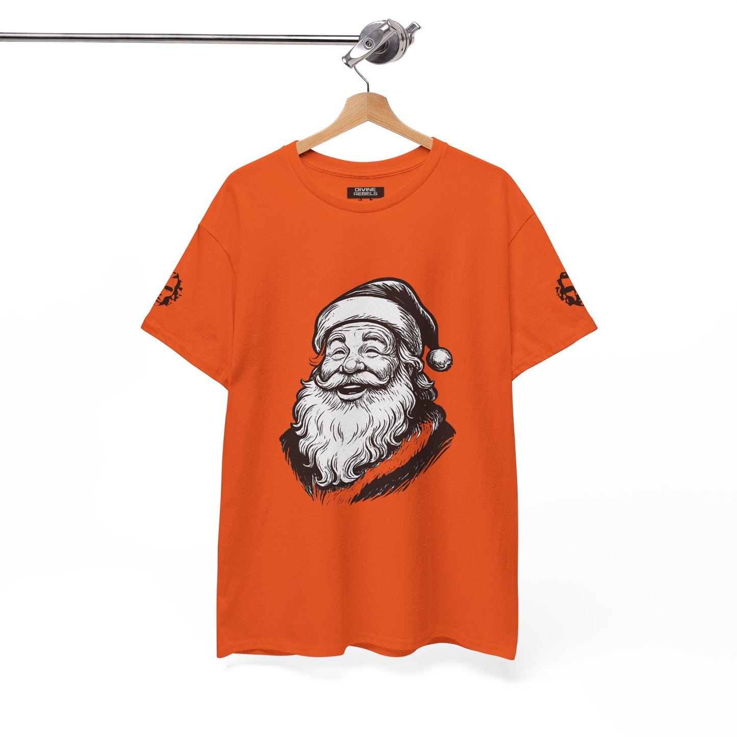 ONE OFF SHIRT OF THE WEEK Santa Claus Tee with "Believe in Giving" Quote - Divine Rebels Studio