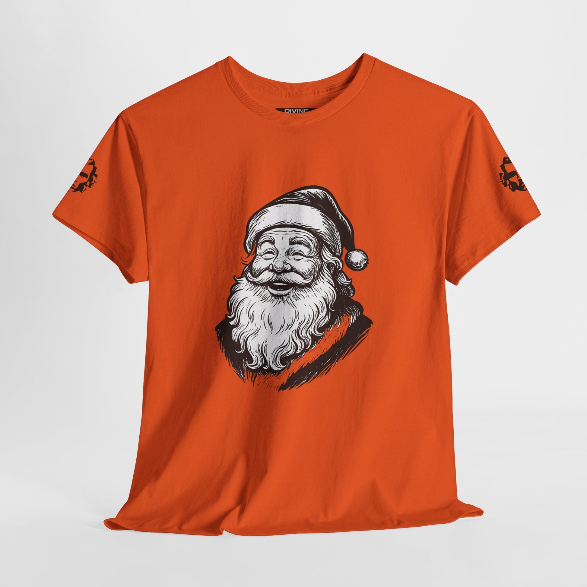 ONE OFF SHIRT OF THE WEEK Santa Claus Tee with "Believe in Giving" Quote - Divine Rebels Studio