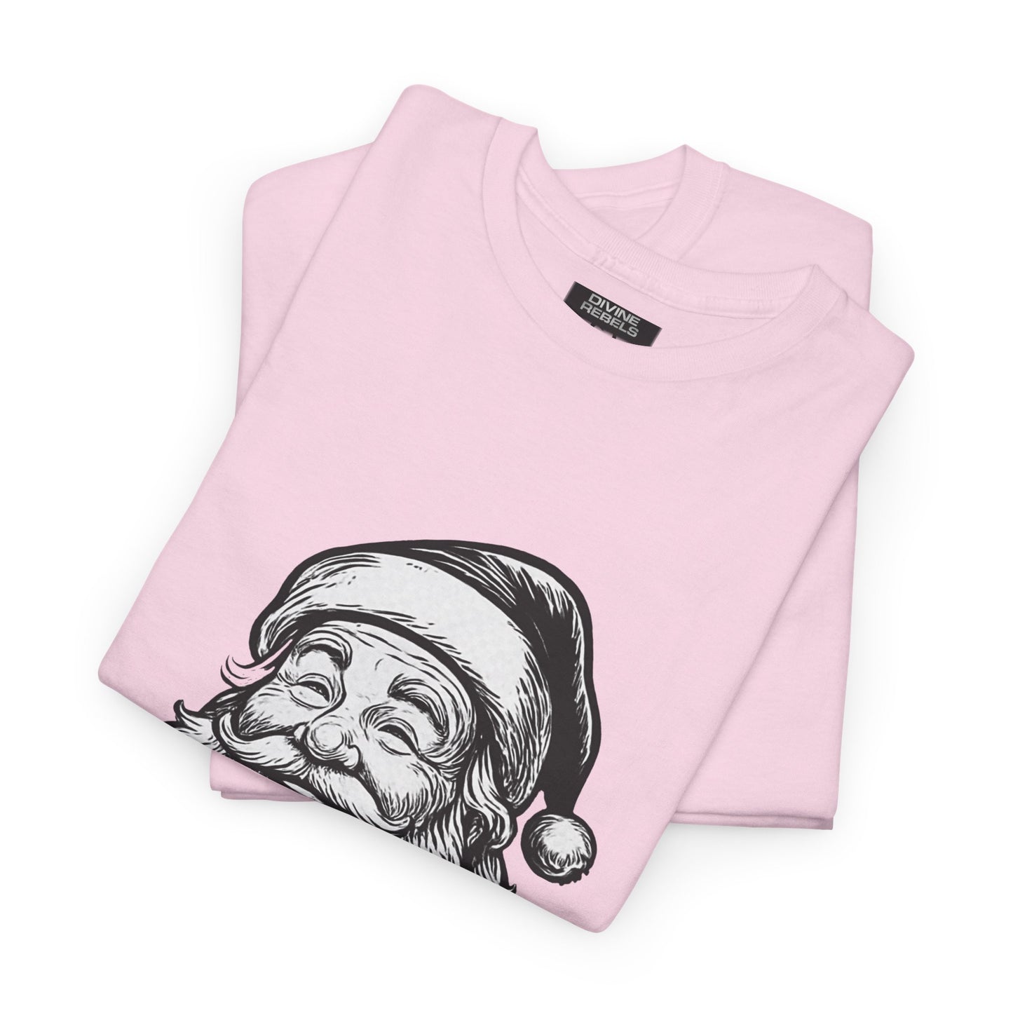 ONE OFF SHIRT OF THE WEEK Santa Claus Tee with "Believe in Giving" Quote - Divine Rebels Studio