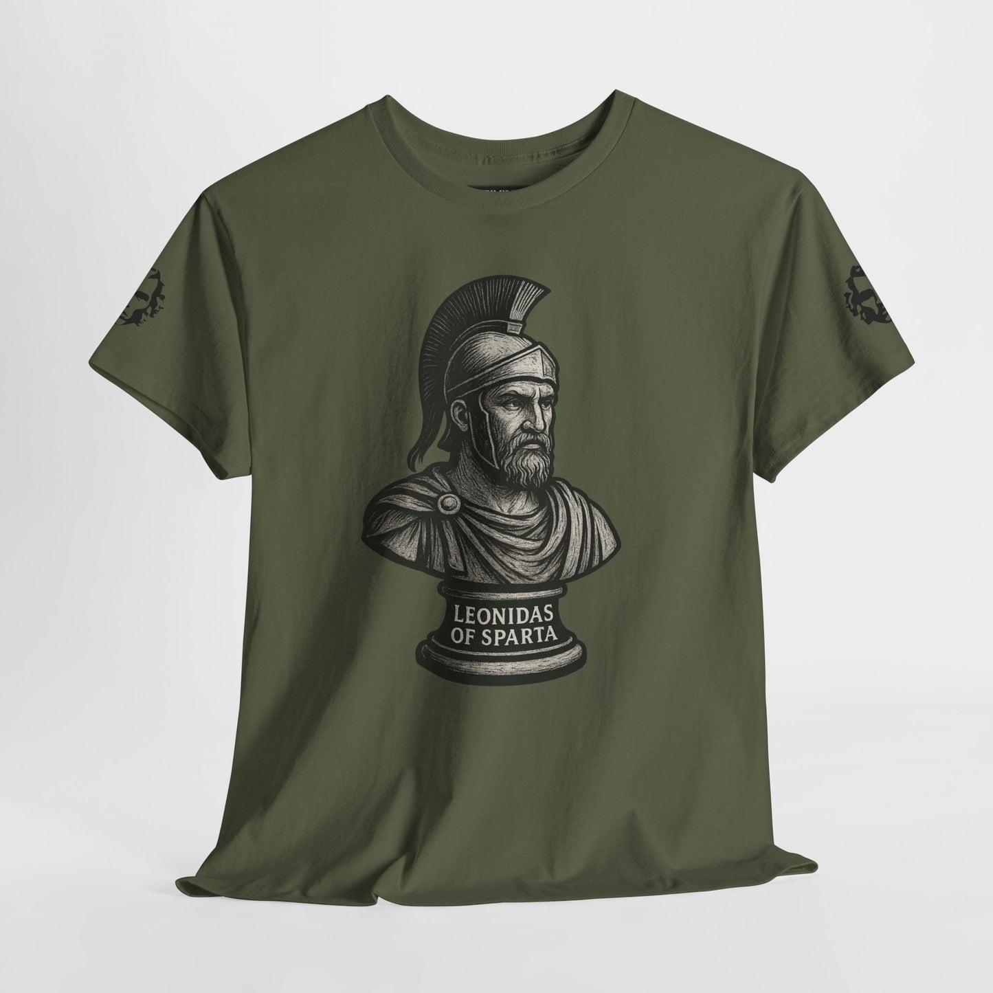 Leonidas of Sparta T‑Shirt — Classic Spartan Warrior Tee - Divine Rebels Studio