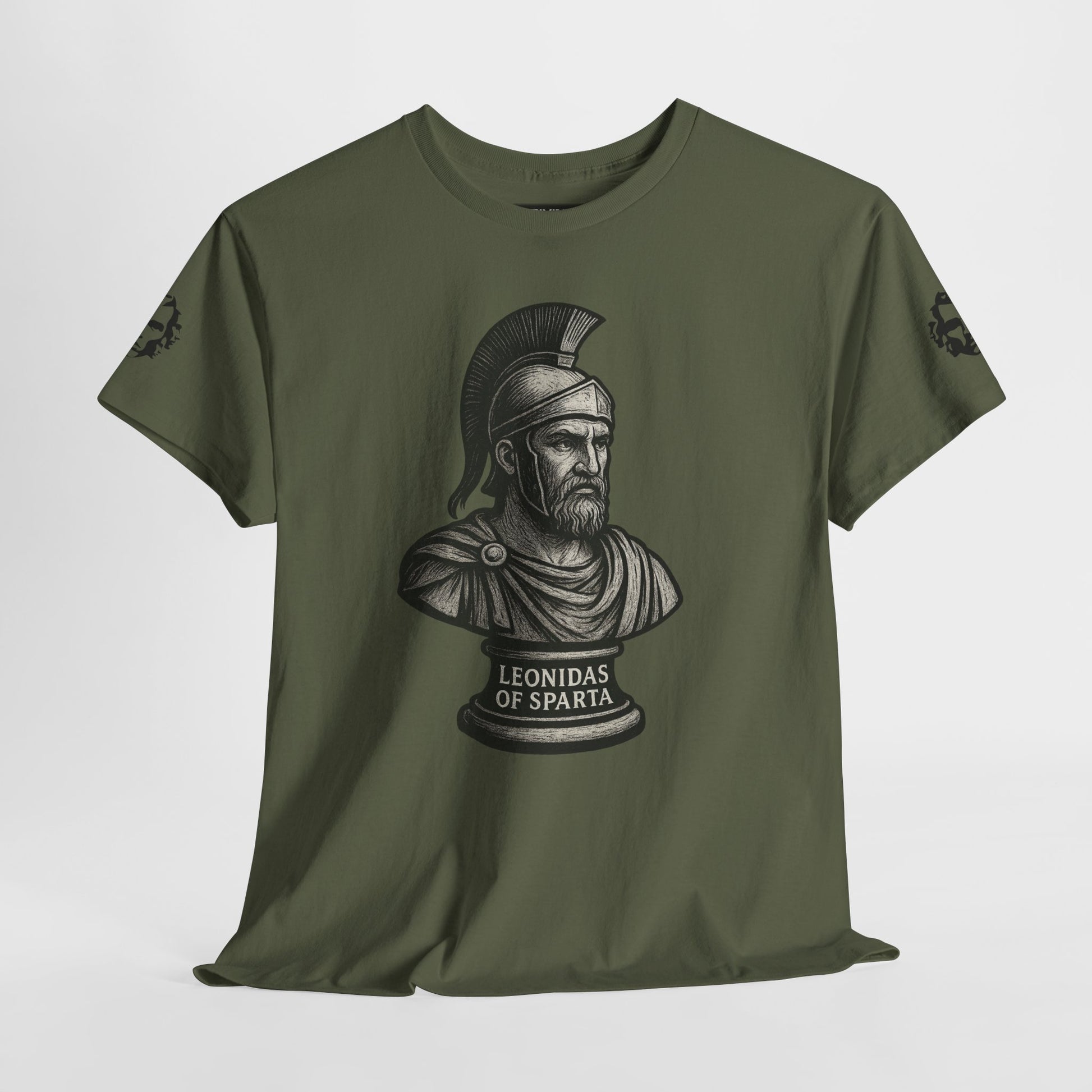 Leonidas of Sparta T‑Shirt — Classic Spartan Warrior Tee - Divine Rebels Studio