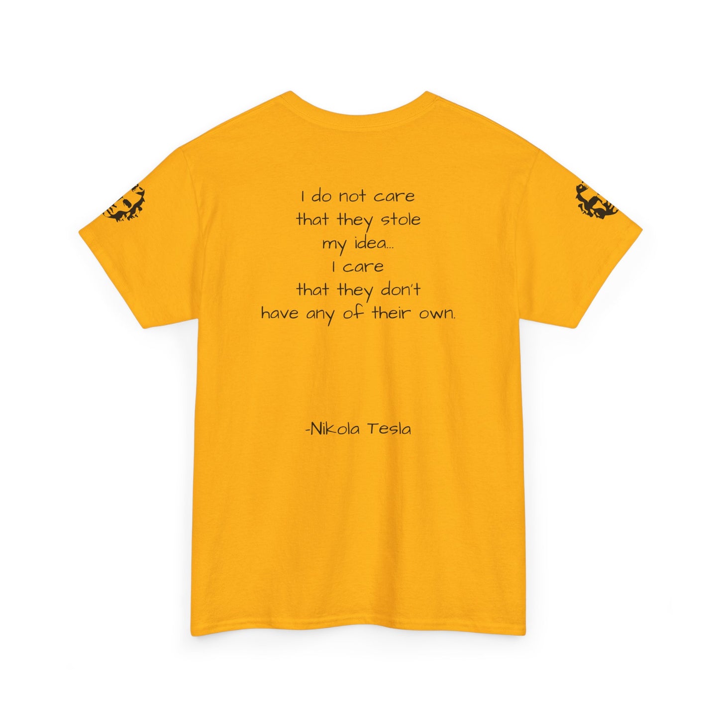 Nikola Tesla Quote Graphic Shirt - Divine Rebels Studio
