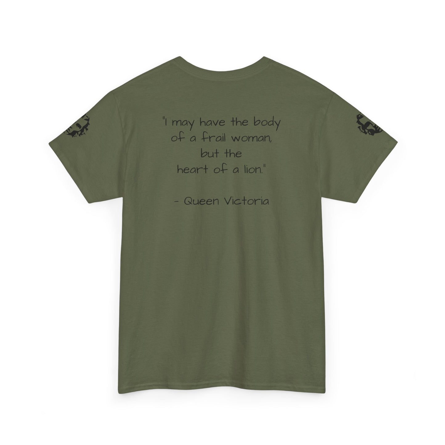 Queen Victoria Tee — "I may have the body of a frail woman…" - Divine Rebels Studio