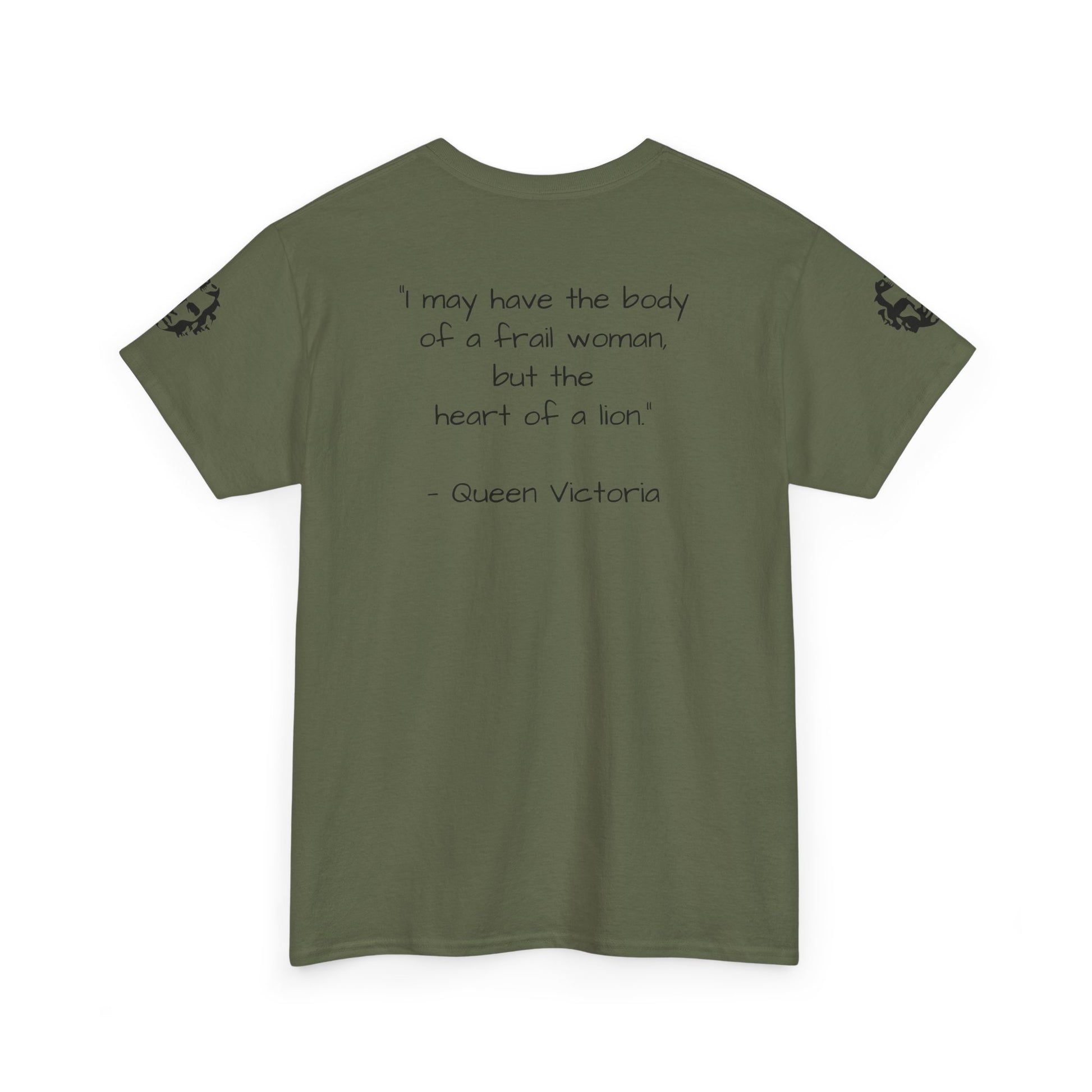 Queen Victoria Tee — "I may have the body of a frail woman…" - Divine Rebels Studio