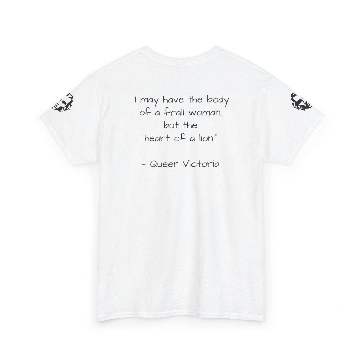 Queen Victoria Tee — "I may have the body of a frail woman…" - Divine Rebels Studio