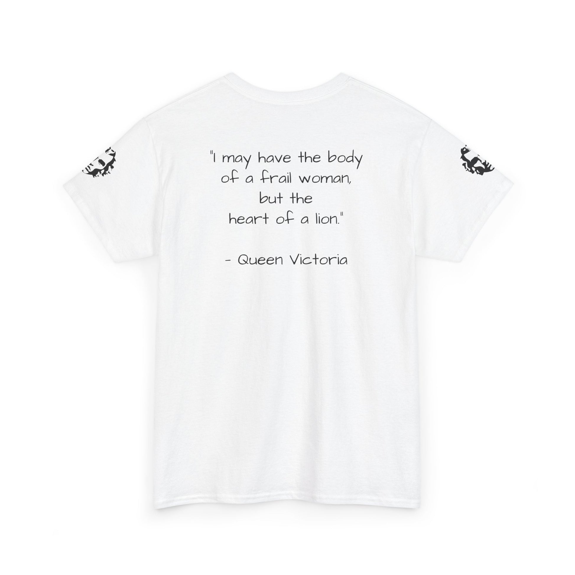 Queen Victoria Tee — "I may have the body of a frail woman…" - Divine Rebels Studio