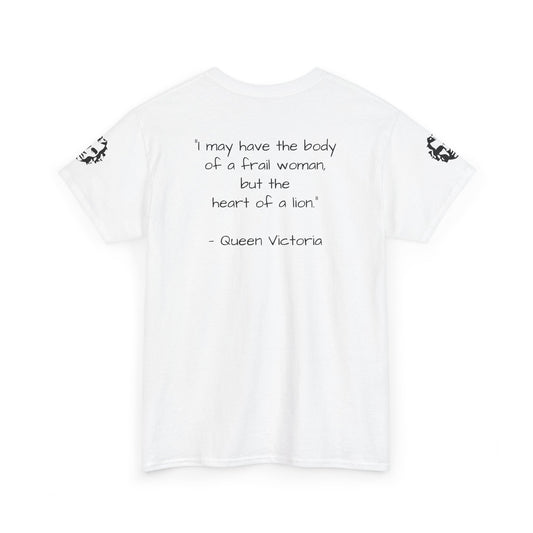Queen Victoria Tee — "I may have the body of a frail woman…" - Divine Rebels Studio