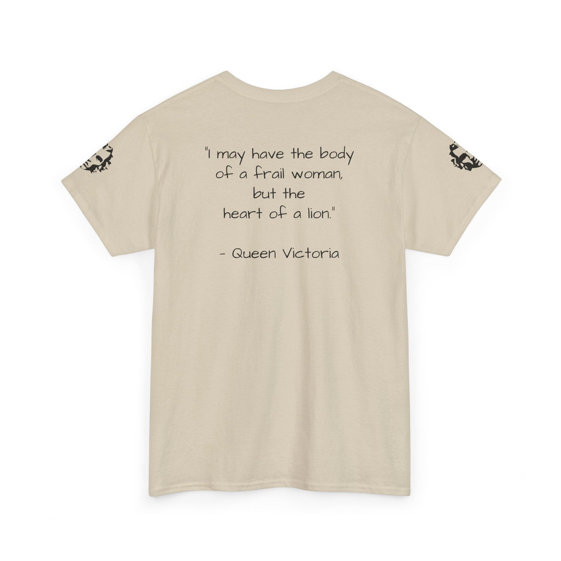 Queen Victoria Tee — "I may have the body of a frail woman…" - Divine Rebels Studio