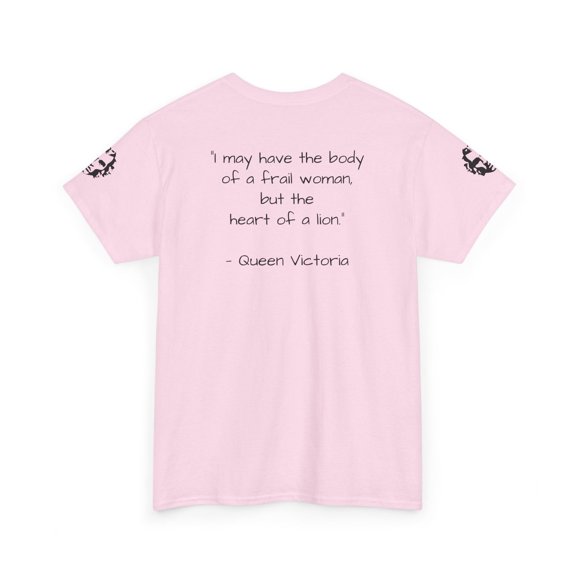 Queen Victoria Tee — "I may have the body of a frail woman…" - Divine Rebels Studio