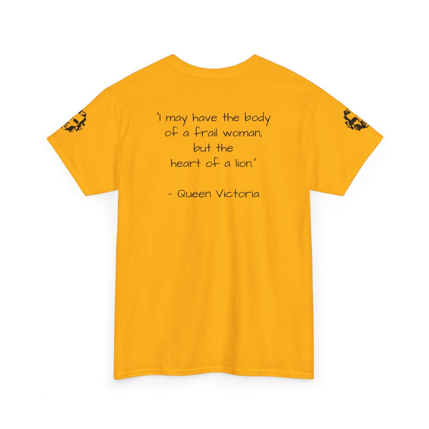 Queen Victoria Tee — "I may have the body of a frail woman…" - Divine Rebels Studio