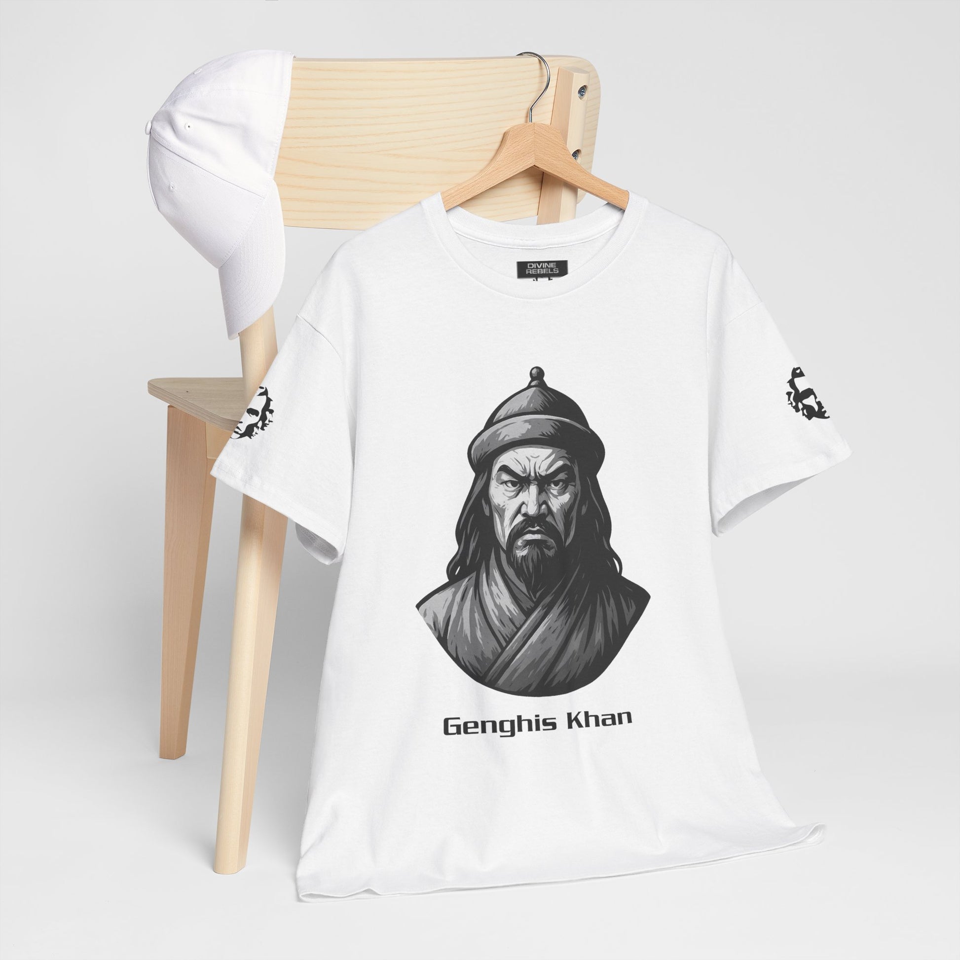 Genghis Khan — 'If you're afraid don't do it' Quote Unisex T-shirt - Divine Rebels Studio