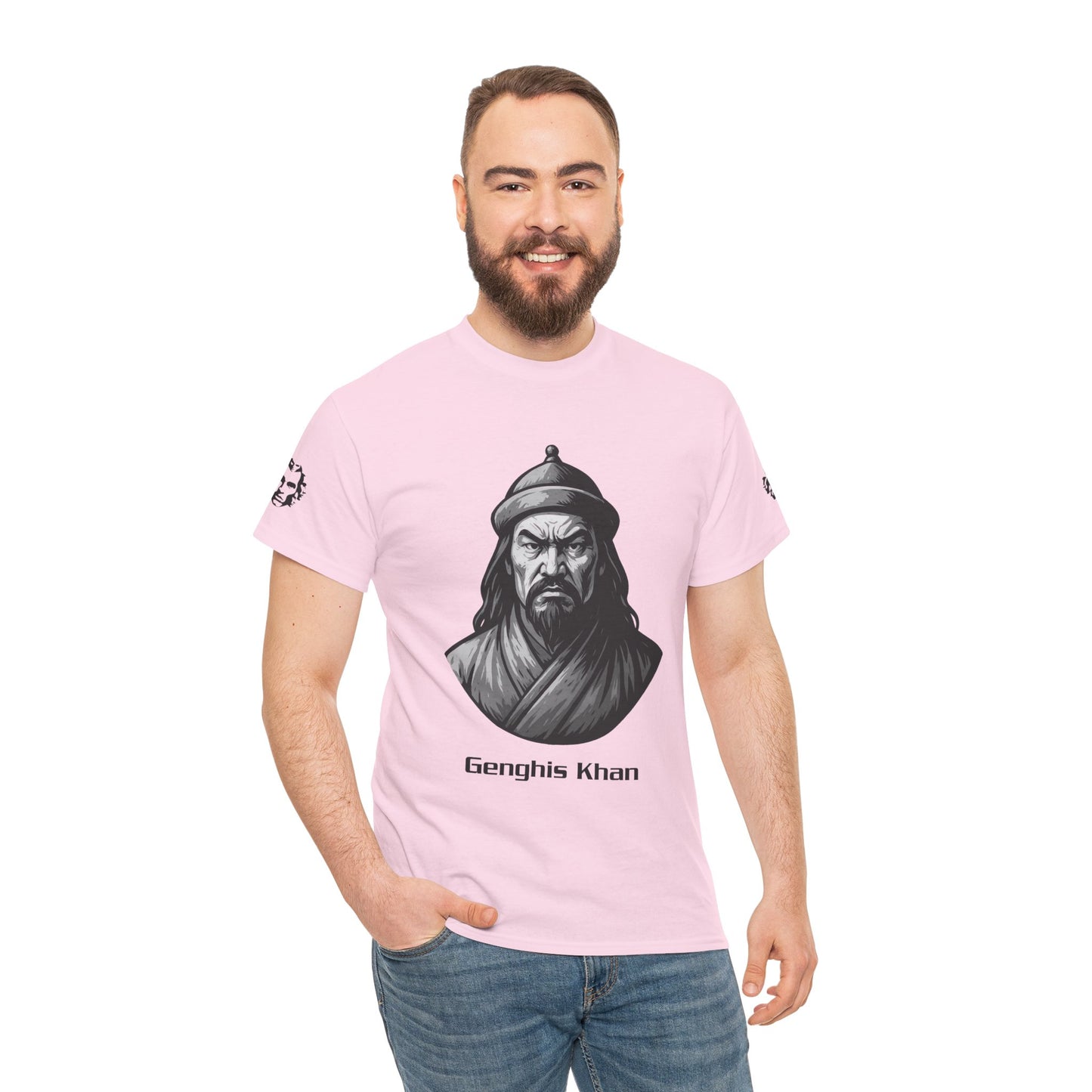 Genghis Khan — 'If you're afraid don't do it' Quote Unisex T-shirt - Divine Rebels Studio