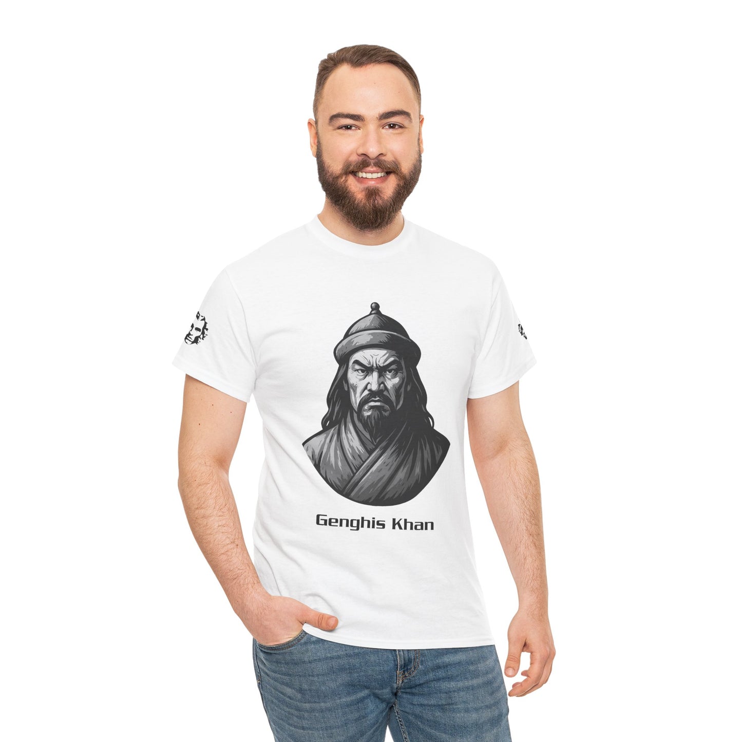 Genghis Khan — 'If you're afraid don't do it' Quote Unisex T-shirt - Divine Rebels Studio