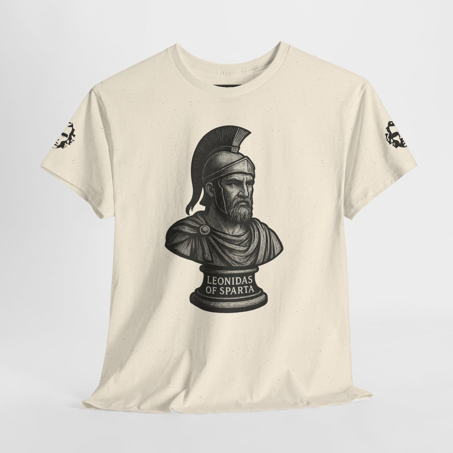 Leonidas of Sparta T‑Shirt — Classic Spartan Warrior Tee - Divine Rebels Studio