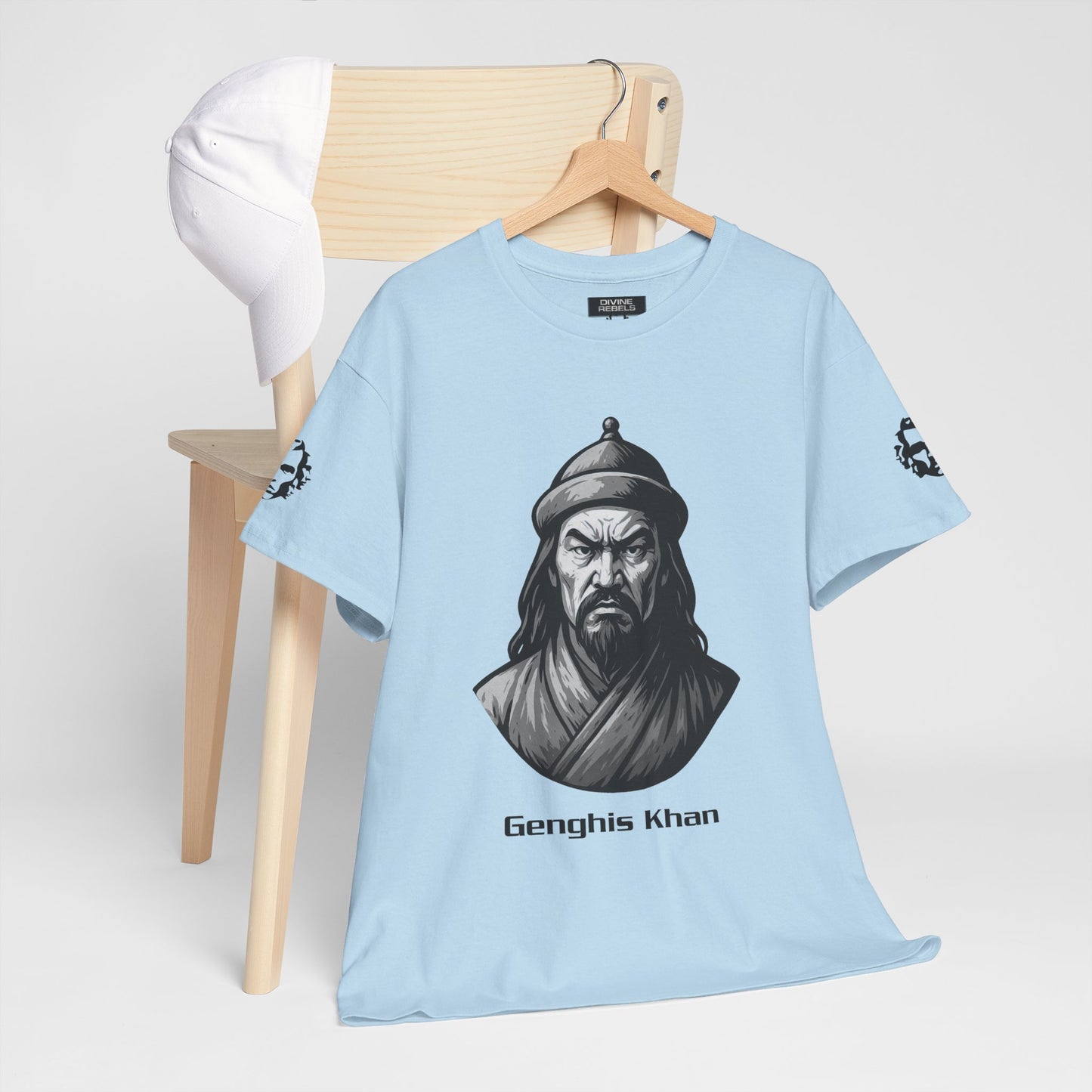Genghis Khan — 'If you're afraid don't do it' Quote Unisex T-shirt - Divine Rebels Studio