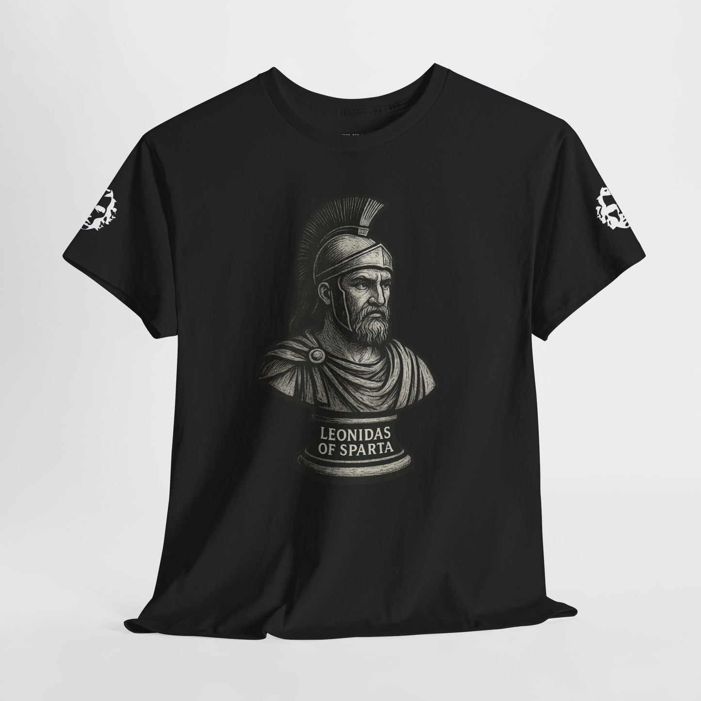 Leonidas of Sparta T‑Shirt — Classic Spartan Warrior Tee - Divine Rebels Studio