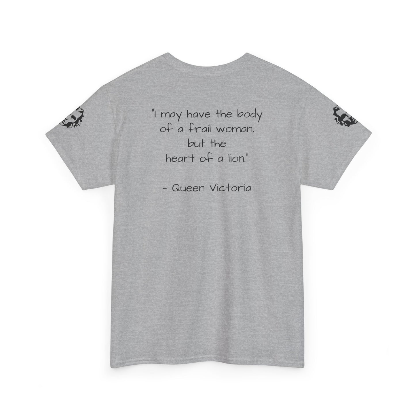 Queen Victoria Tee — "I may have the body of a frail woman…" - Divine Rebels Studio