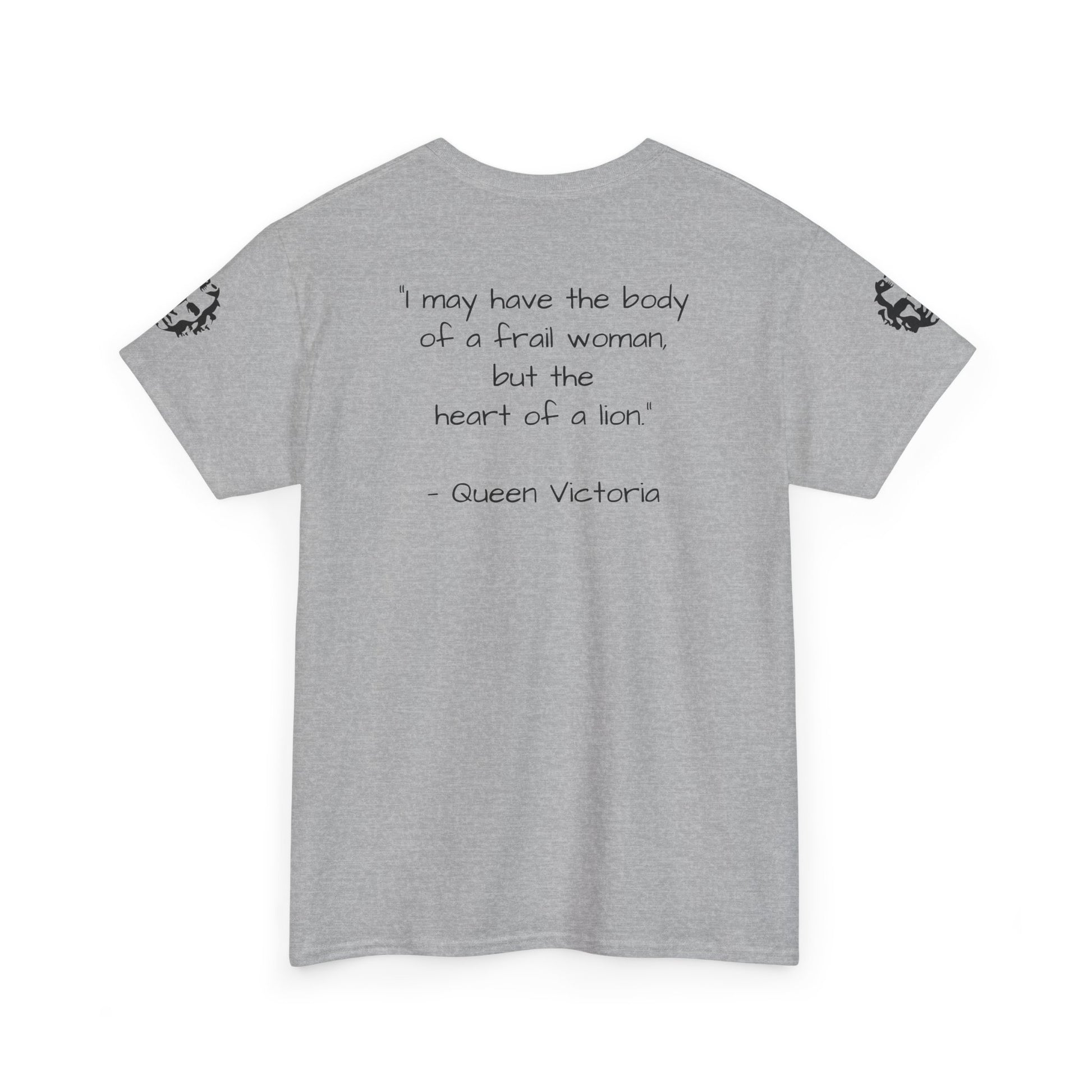 Queen Victoria Tee — "I may have the body of a frail woman…" - Divine Rebels Studio