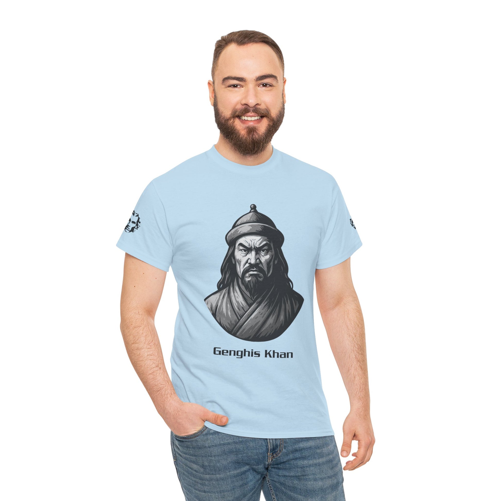 Genghis Khan — 'If you're afraid don't do it' Quote Unisex T-shirt - Divine Rebels Studio