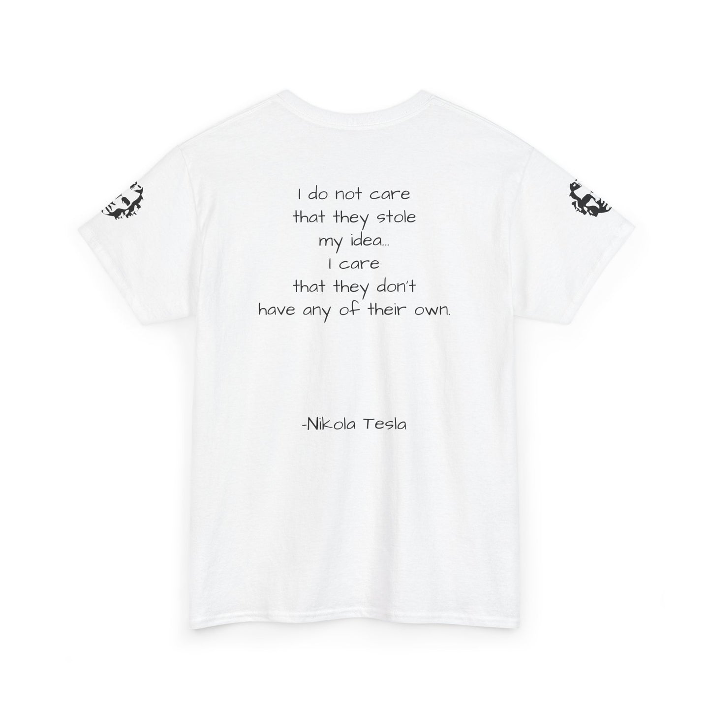 Nikola Tesla Quote Graphic Shirt - Divine Rebels Studio
