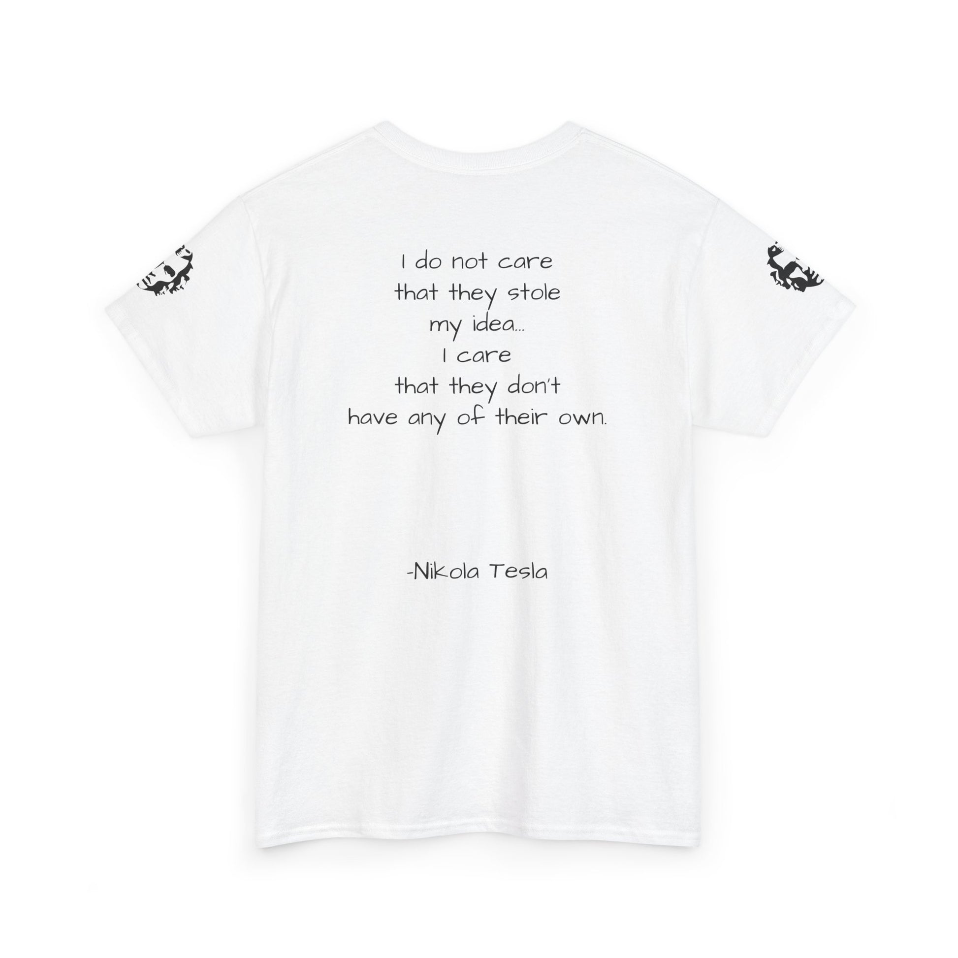 Nikola Tesla Quote Graphic Shirt - Divine Rebels Studio