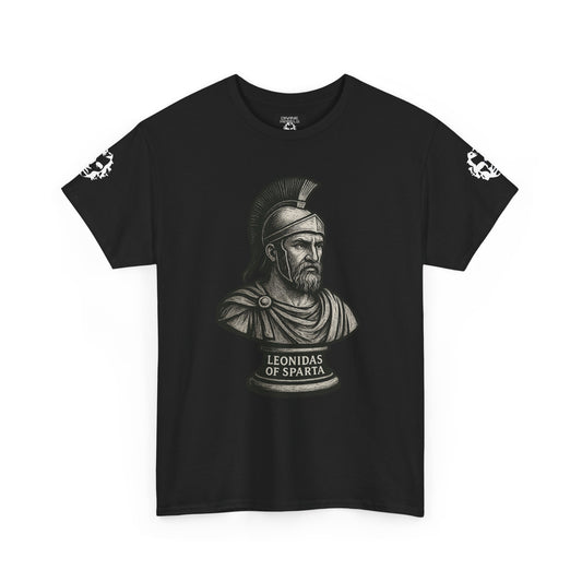 Leonidas of Sparta T‑Shirt — Classic Spartan Warrior Tee - Divine Rebels Studio