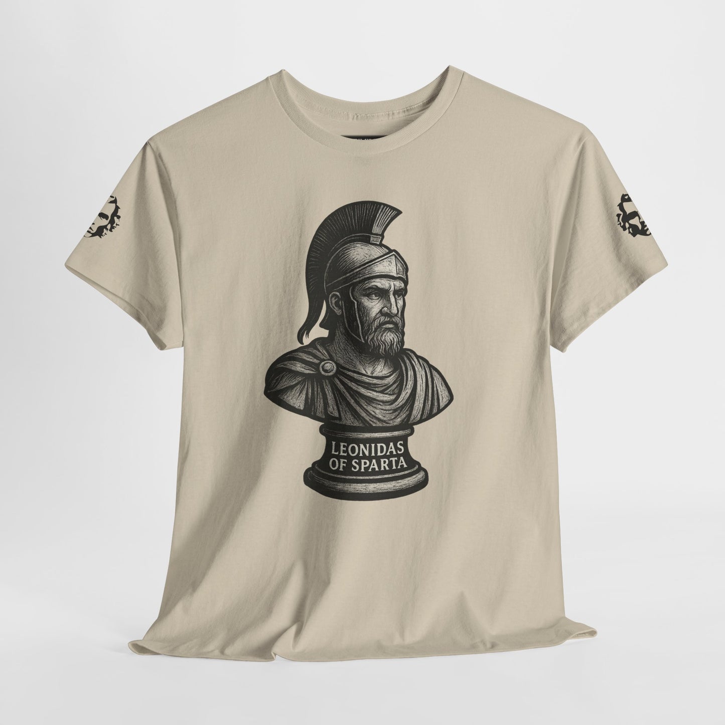 Leonidas of Sparta T‑Shirt — Classic Spartan Warrior Tee - Divine Rebels Studio