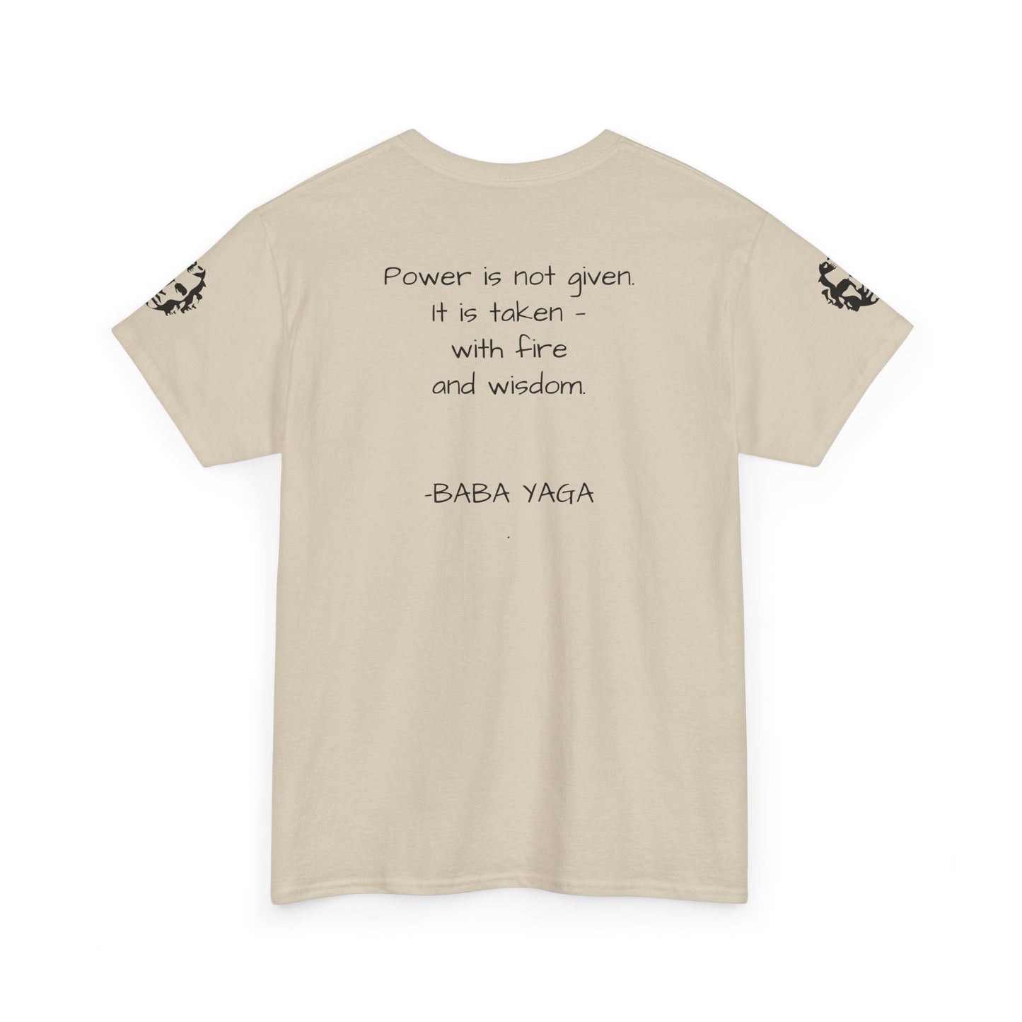 Baba Yaga Graphic Tee — Witch of the Wild - Divine Rebels Studio