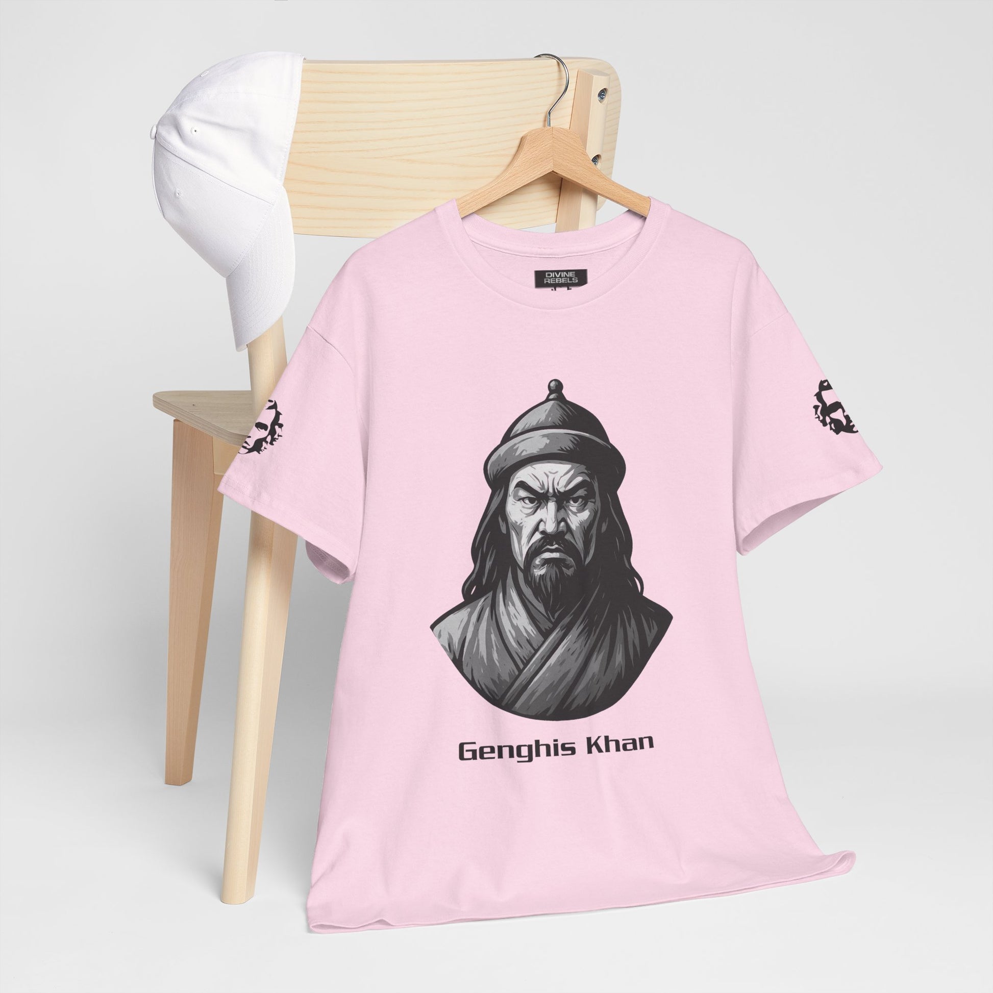 Genghis Khan — 'If you're afraid don't do it' Quote Unisex T-shirt - Divine Rebels Studio