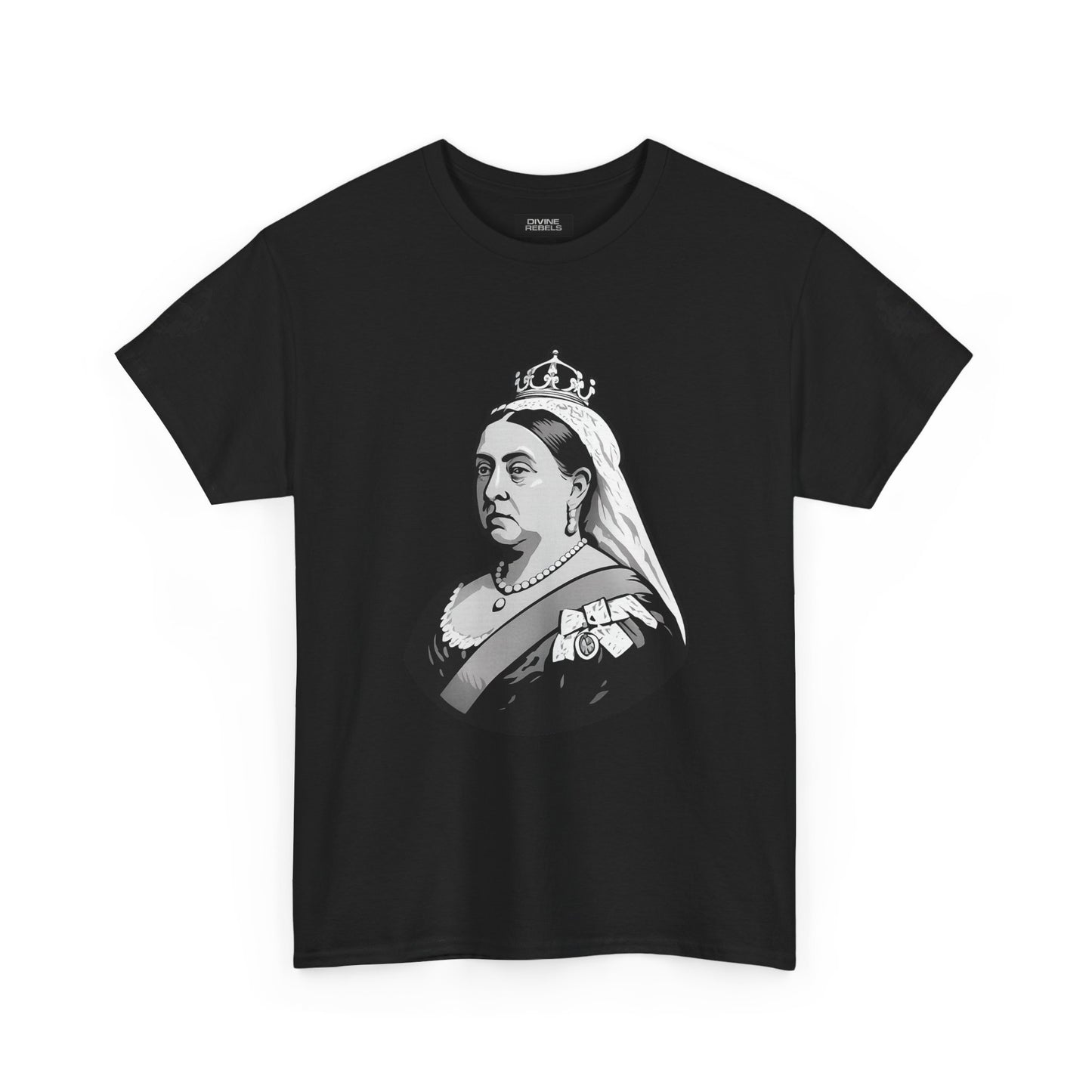 Queen Victoria Tee — "I may have the body of a frail woman…" - Divine Rebels Studio