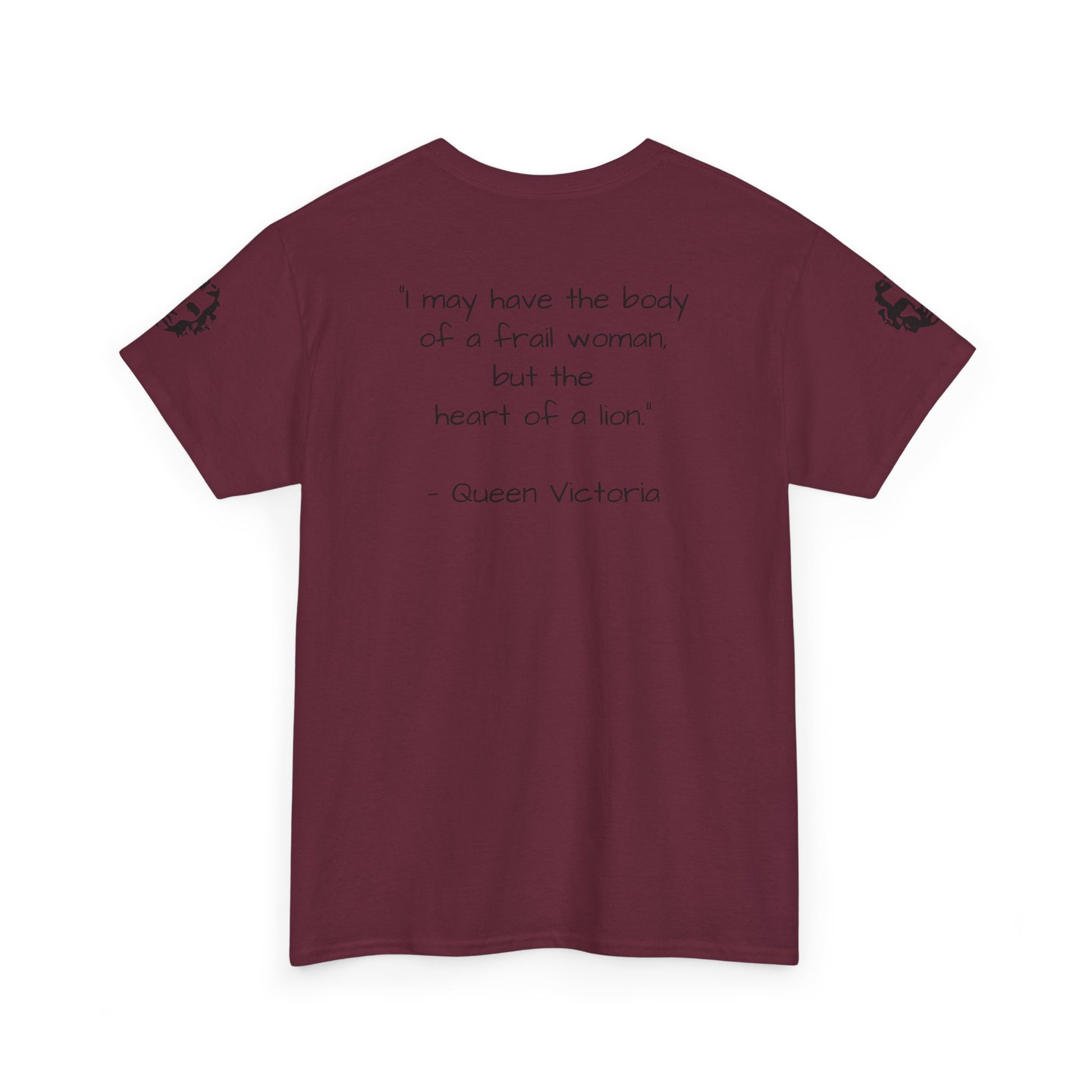 Queen Victoria Tee — "I may have the body of a frail woman…" - Divine Rebels Studio