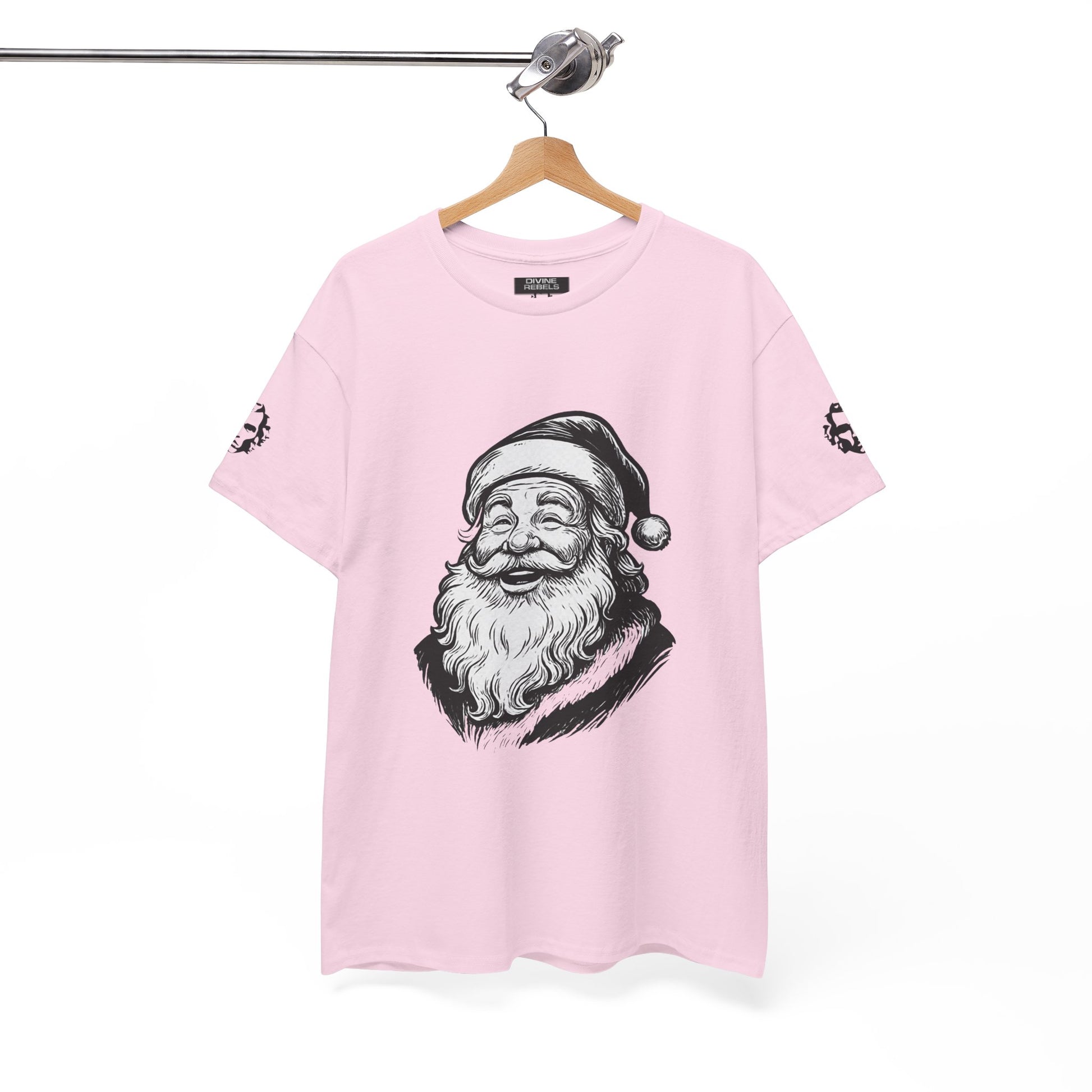 ONE OFF SHIRT OF THE WEEK Santa Claus Tee with "Believe in Giving" Quote - Divine Rebels Studio