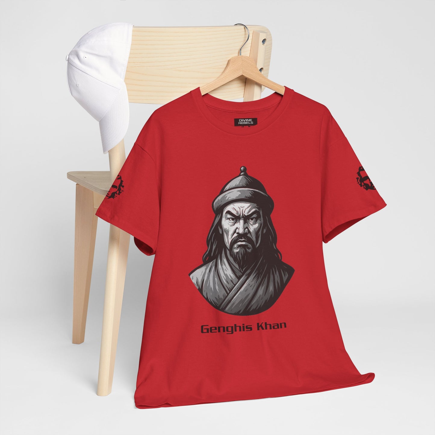 Genghis Khan — 'If you're afraid don't do it' Quote Unisex T-shirt - Divine Rebels Studio