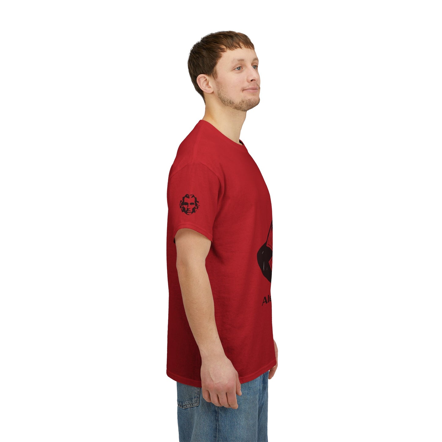 Alexander Solonik Portrait Tee — 'One Shot for Survival' Graphic T-Shirt - Divine Rebels Studio