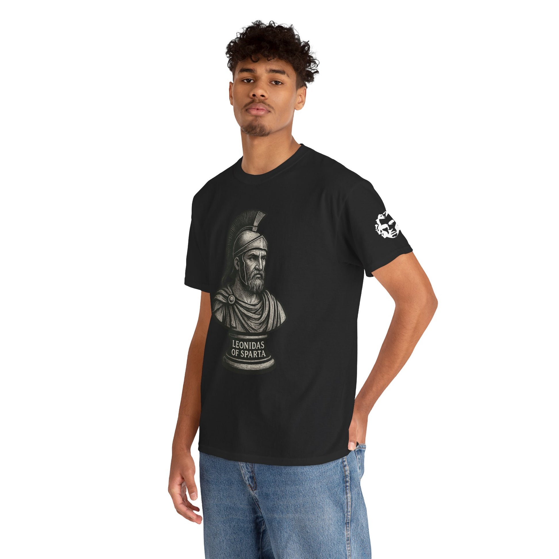 Leonidas of Sparta T‑Shirt — Classic Spartan Warrior Tee - Divine Rebels Studio