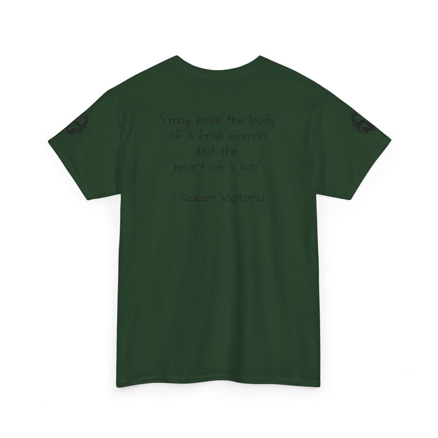 Queen Victoria Tee — "I may have the body of a frail woman…" - Divine Rebels Studio