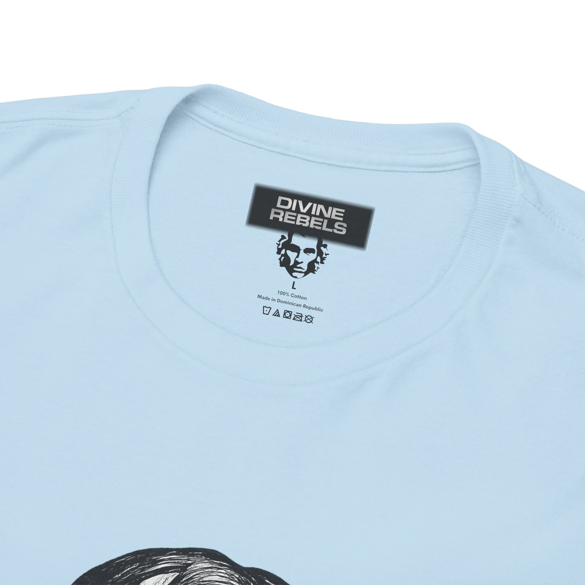 Zeus Portrait Tee — "I am the storm they prayed for" - Divine Rebels Studio