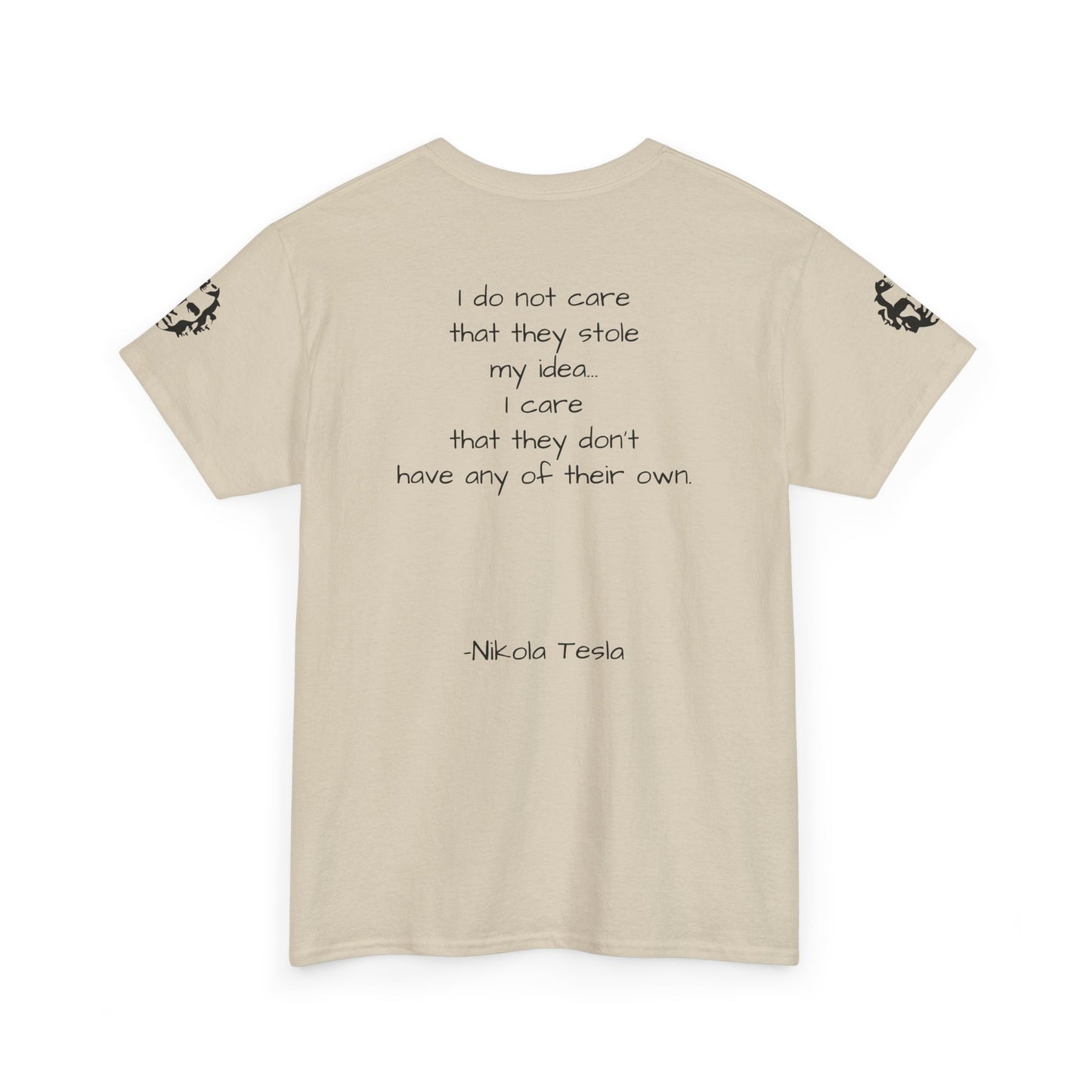 Nikola Tesla Quote Graphic Shirt - Divine Rebels Studio