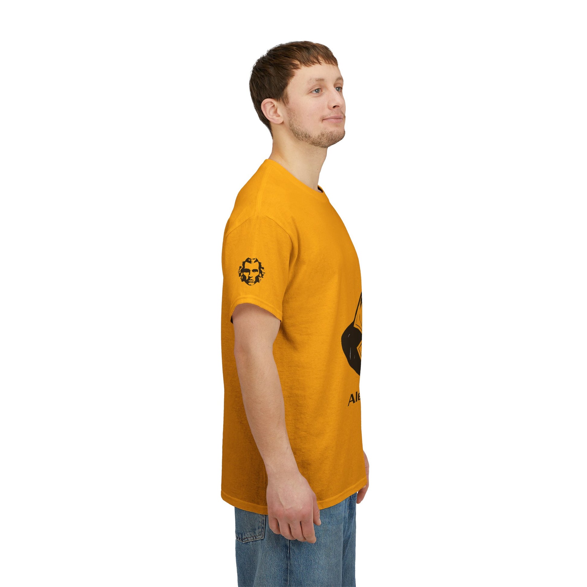 Alexander Solonik Portrait Tee — 'One Shot for Survival' Graphic T-Shirt - Divine Rebels Studio