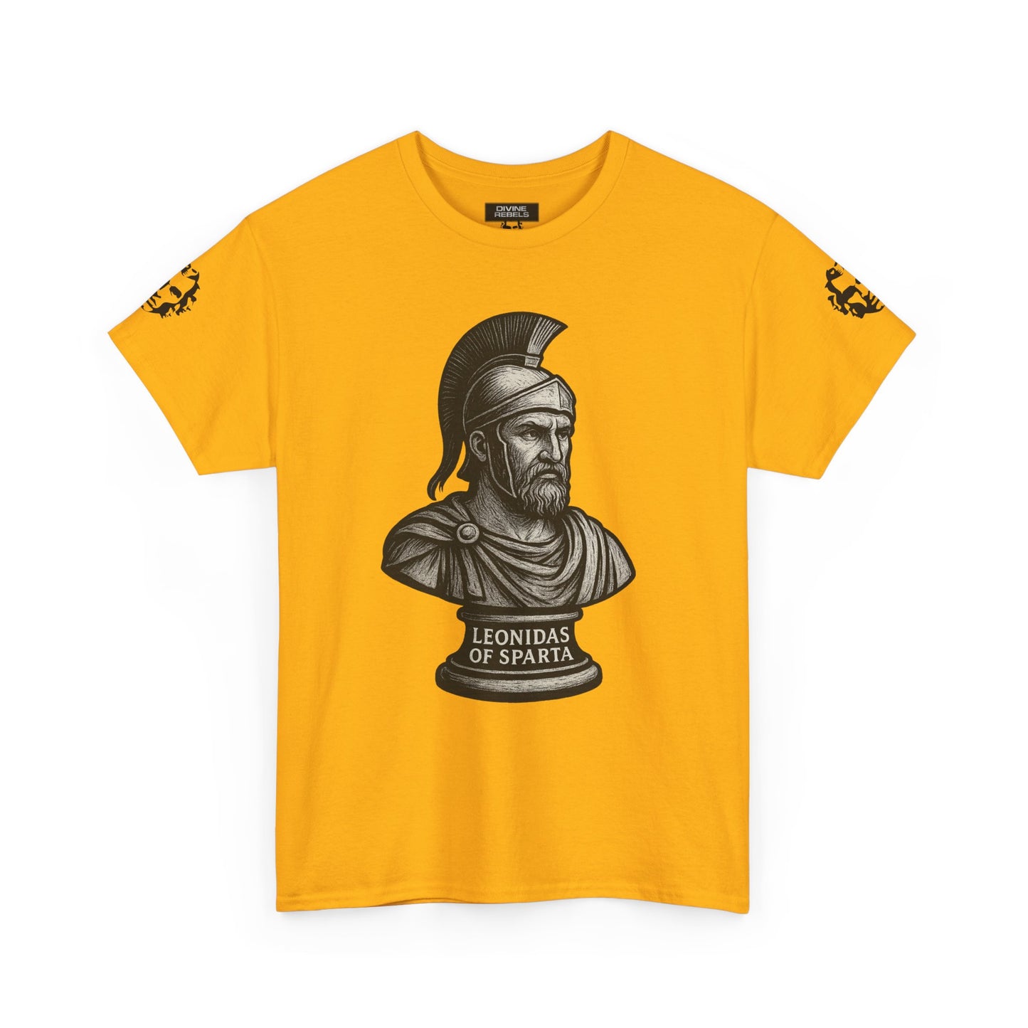 Leonidas of Sparta T‑Shirt — Classic Spartan Warrior Tee - Divine Rebels Studio