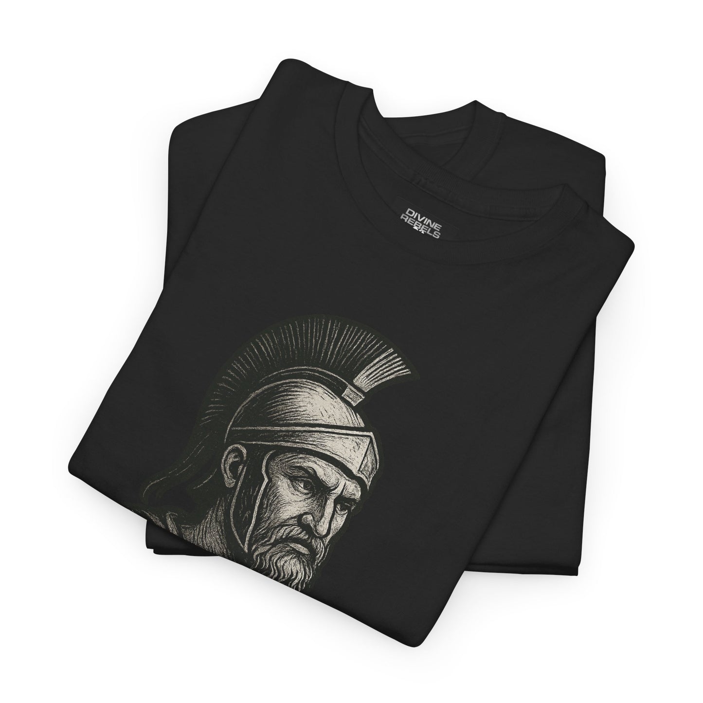 Leonidas of Sparta T‑Shirt — Classic Spartan Warrior Tee - Divine Rebels Studio