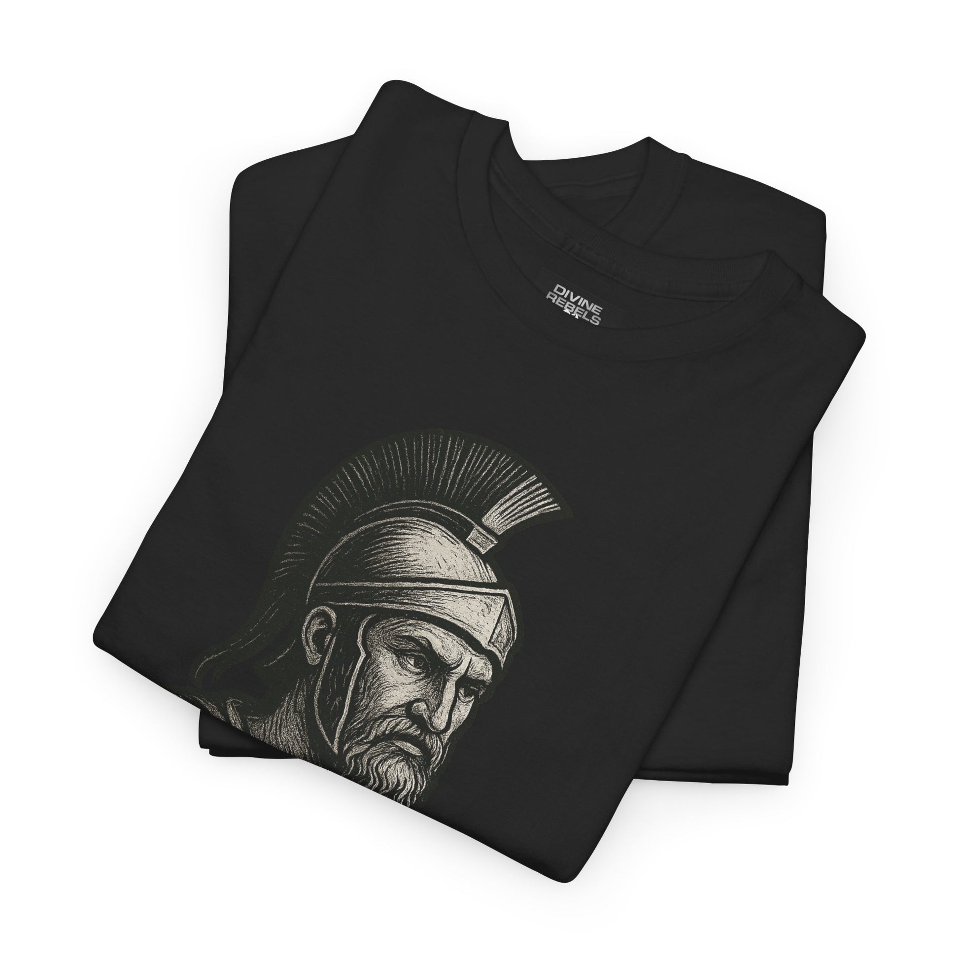 Leonidas of Sparta T‑Shirt — Classic Spartan Warrior Tee - Divine Rebels Studio