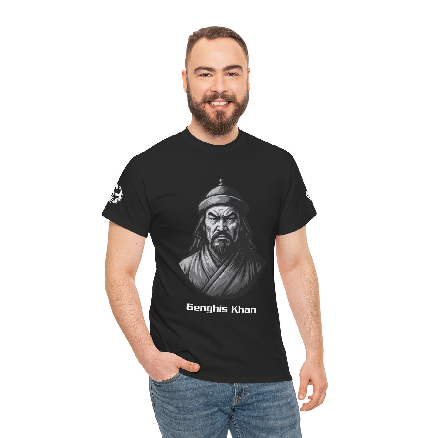 Genghis Khan — 'If you're afraid don't do it' Quote Unisex T-shirt - Divine Rebels Studio