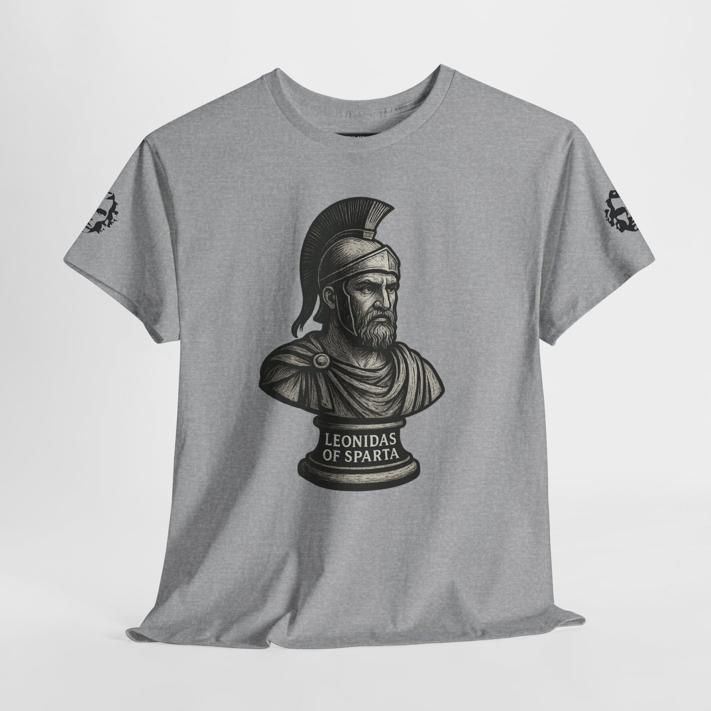 Leonidas of Sparta T‑Shirt — Classic Spartan Warrior Tee - Divine Rebels Studio