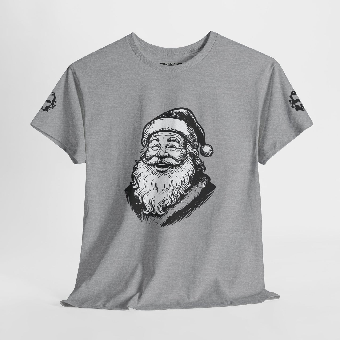 ONE OFF SHIRT OF THE WEEK Santa Claus Tee with "Believe in Giving" Quote - Divine Rebels Studio